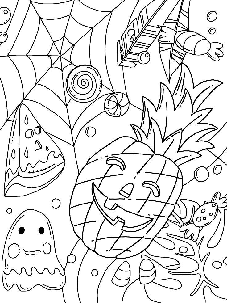 HALLOWEEN  Coloring book- Mindsuplly