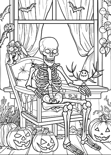 HALLOWEEN  Coloring book- Mindsuplly