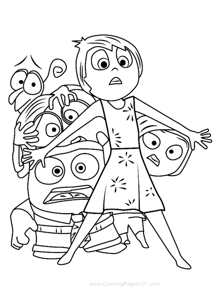 Inside Out 2  Coloring book- Mindsuplly