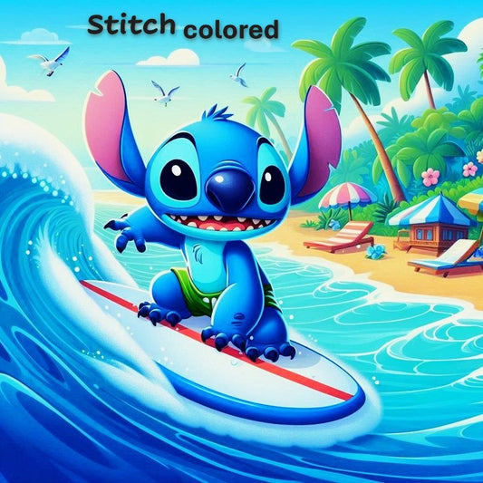 Stitch Coloring book- Mindsuplly