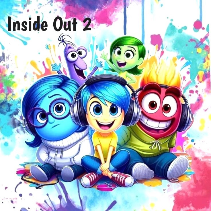 Inside Out 2  Coloring book- Mindsuplly