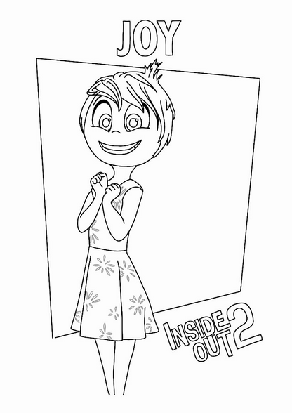 Inside Out 2  Coloring book- Mindsuplly