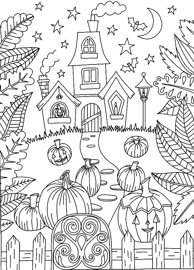 HALLOWEEN  Coloring book- Mindsuplly