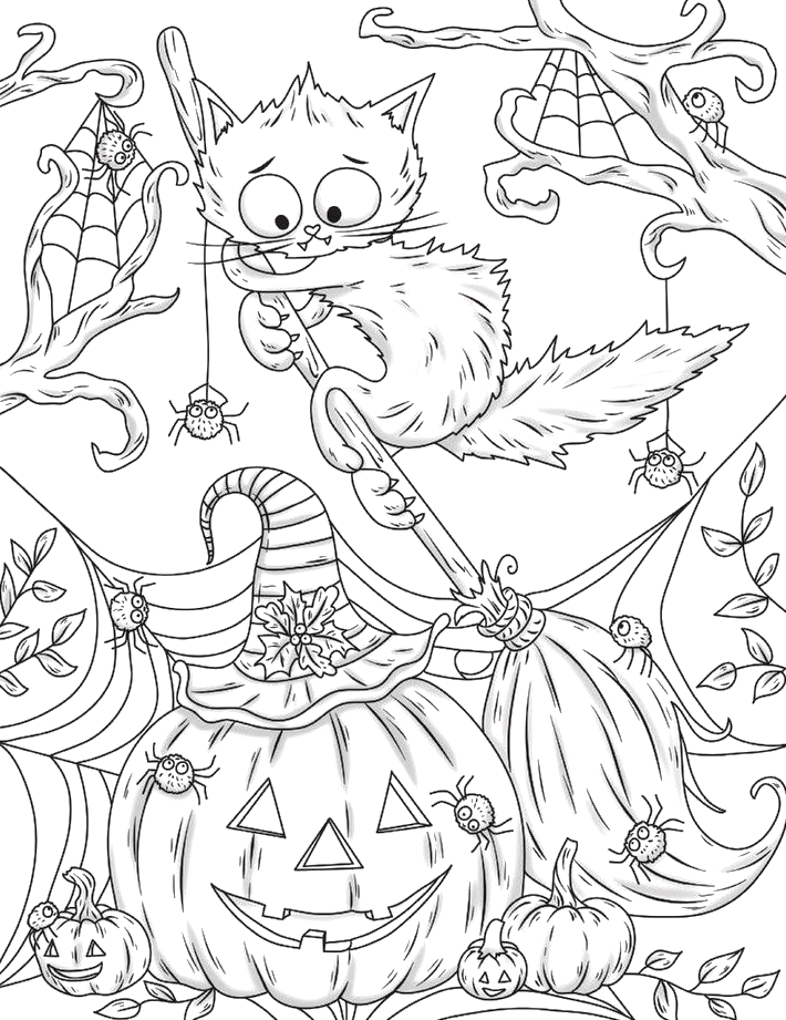 HALLOWEEN  Coloring book- Mindsuplly