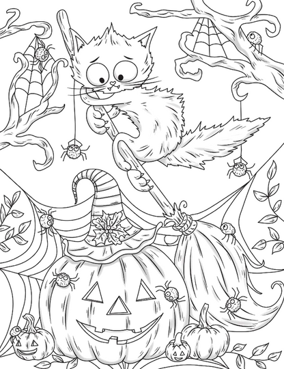 HALLOWEEN  Coloring book- Mindsuplly